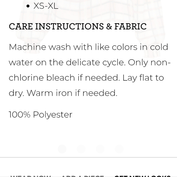 Cabi 6295 plaid whilst blouse size xs - Picture 9 of 9